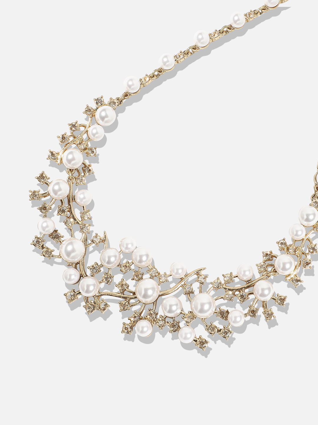 Clustered Pearl Necklace