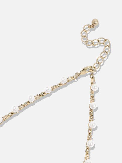 Clustered Pearl Necklace