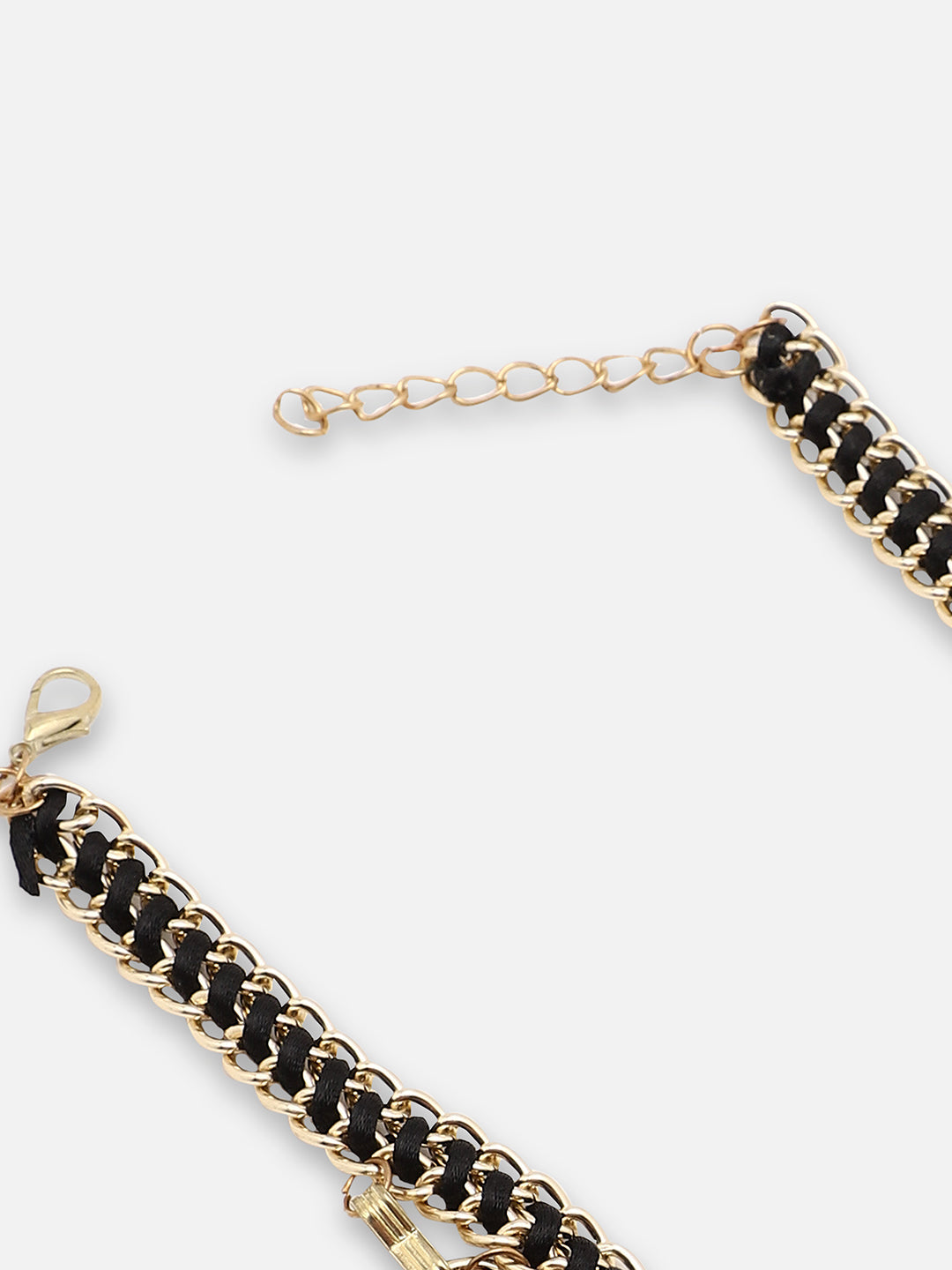 GOLD PLATED PARTY DESIGNER STONE STATEMENT NECKLACE FOR WOMEN