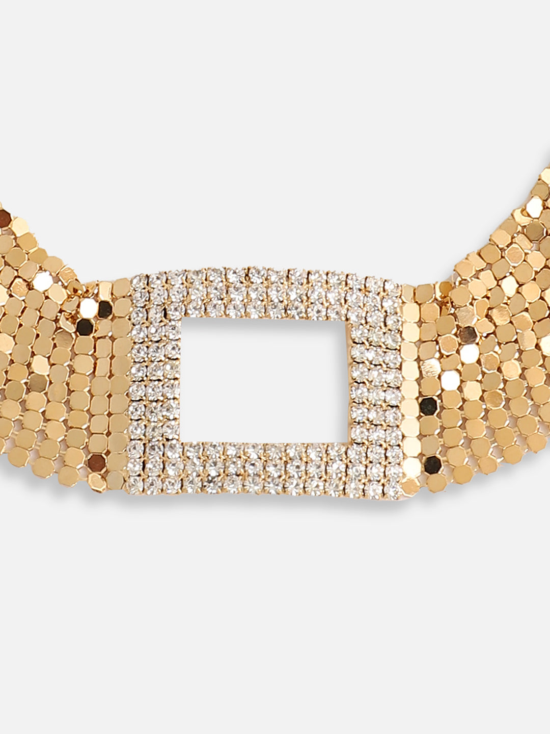 Gold Plated Party Designer Stone Choker Necklace For Women
