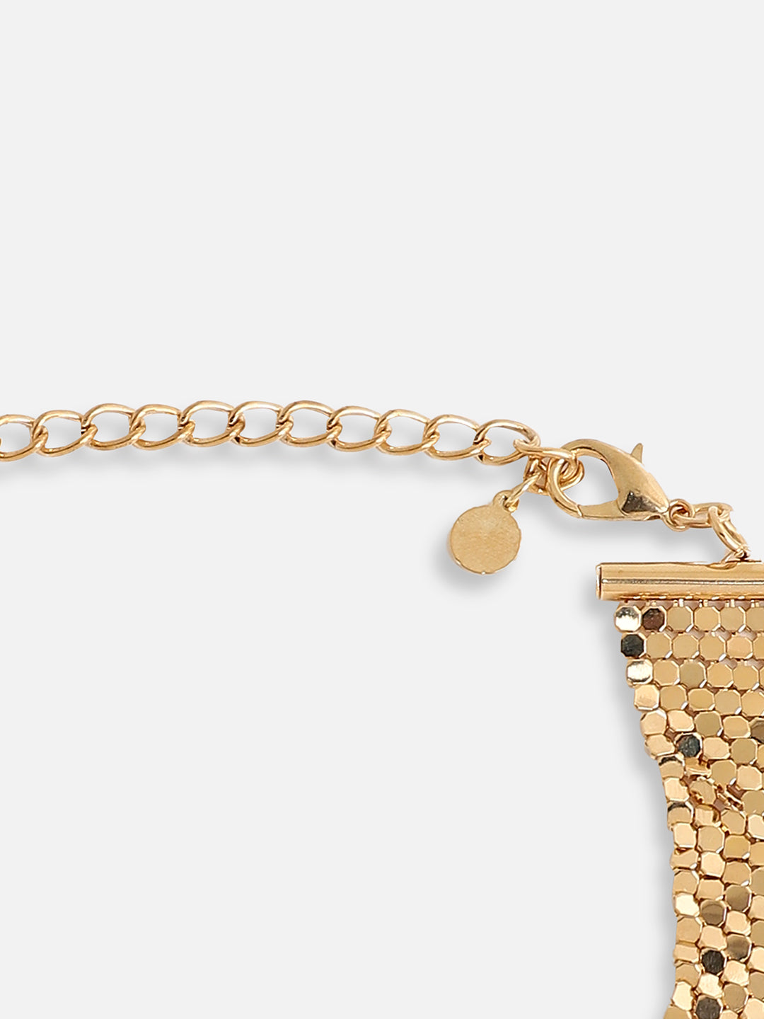Gold Plated Party Designer Stone Choker Necklace For Women