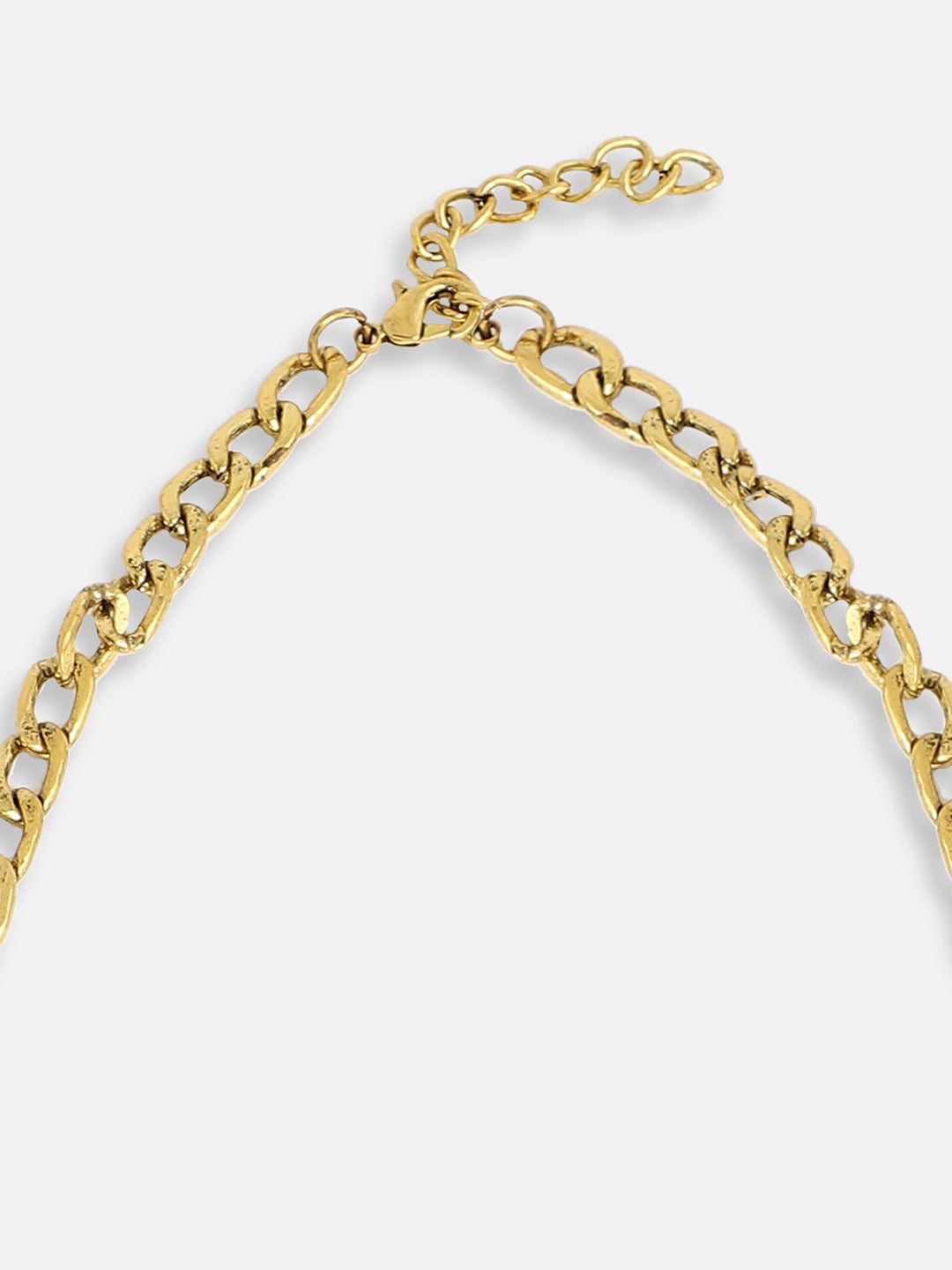 GOLD PLATED PARTY DESIGNER STONE STATEMENT NECKLACE FOR WOMEN