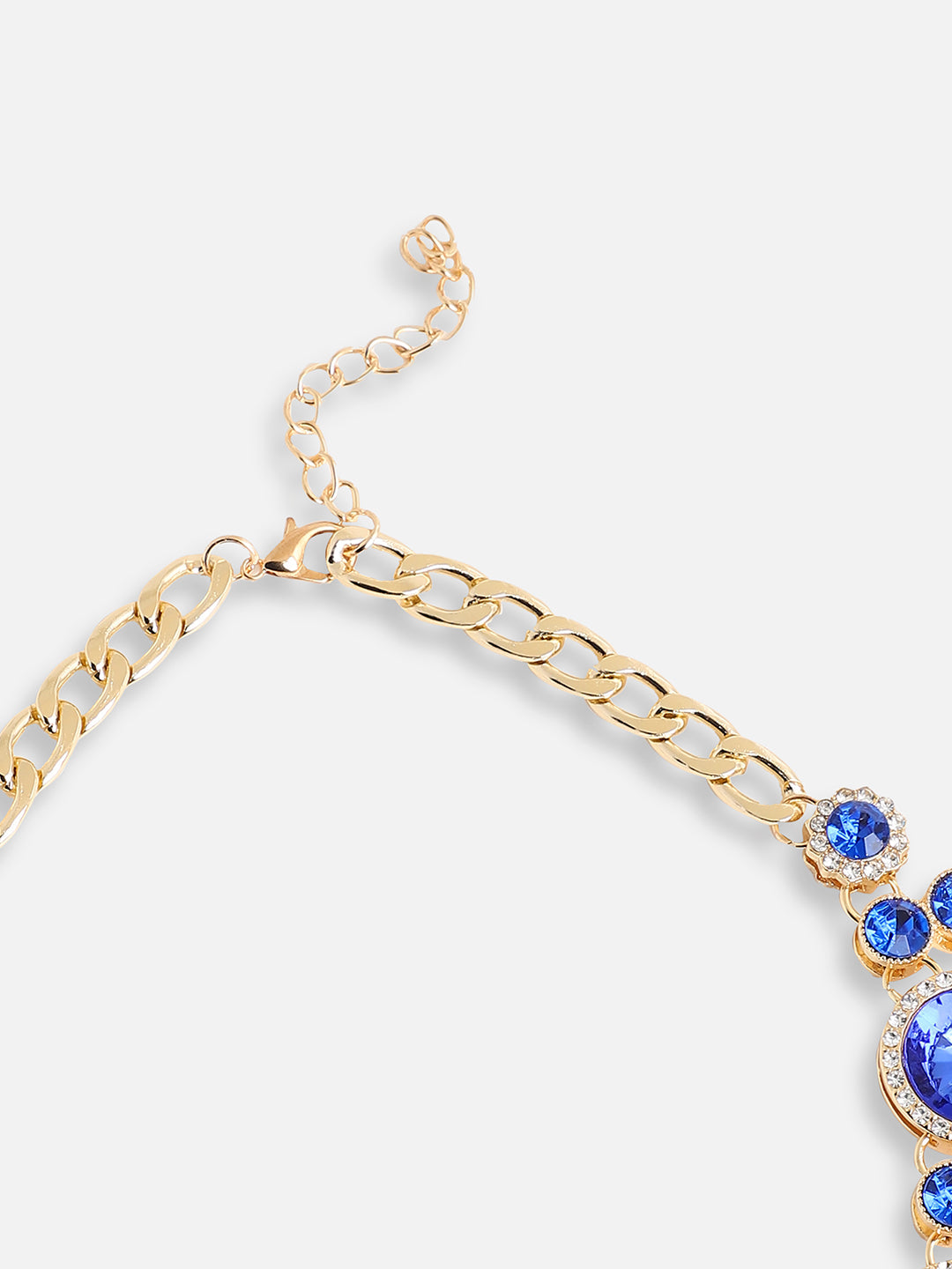 Gold Plated Party Designer Stone Statement Necklace For Women