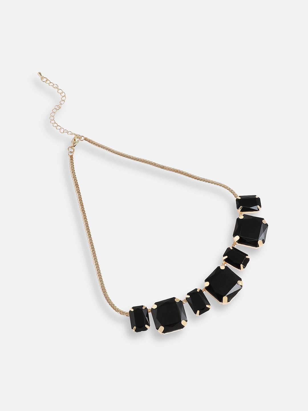 Gold Plated Designer Stone Party Necklace For Women