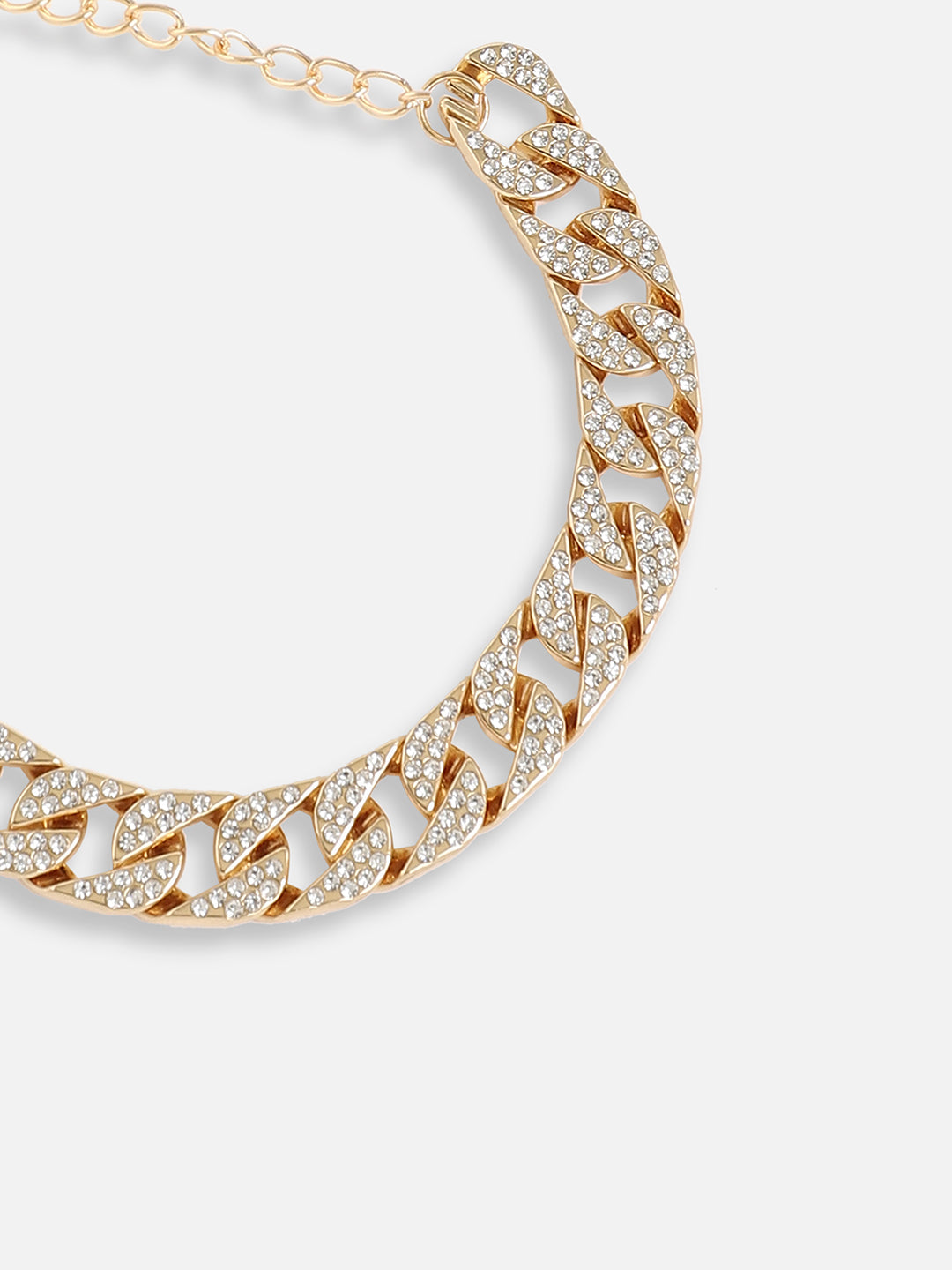Gold Plated Designer Stone Casual Necklace For Women
