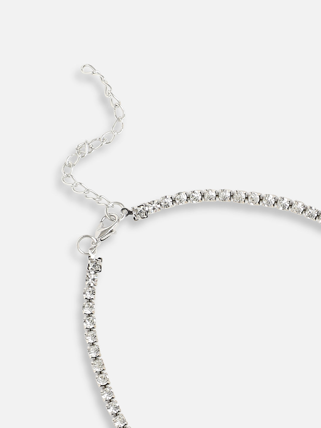 Silver Plated Designer Stone Casual Necklace For Women