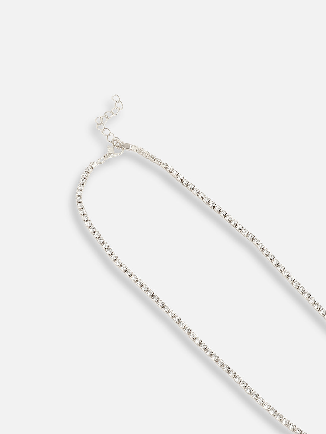 Silver Plated Designer Stone Casual Necklace For Women