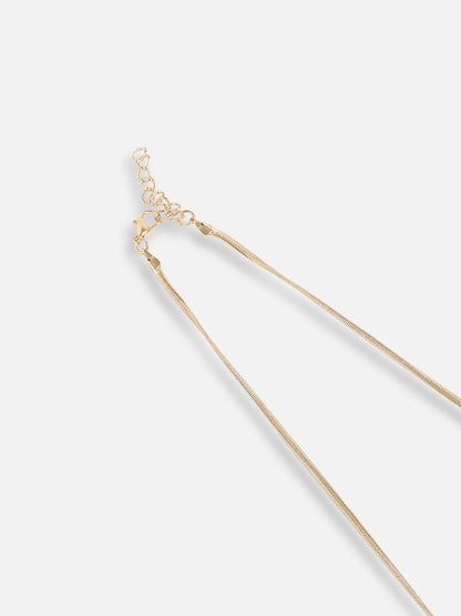 Gold Plated Designer Stone Party Necklace For Women