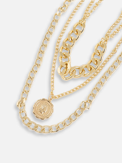 Gold Plated Designer Stone Casual Necklace For Women