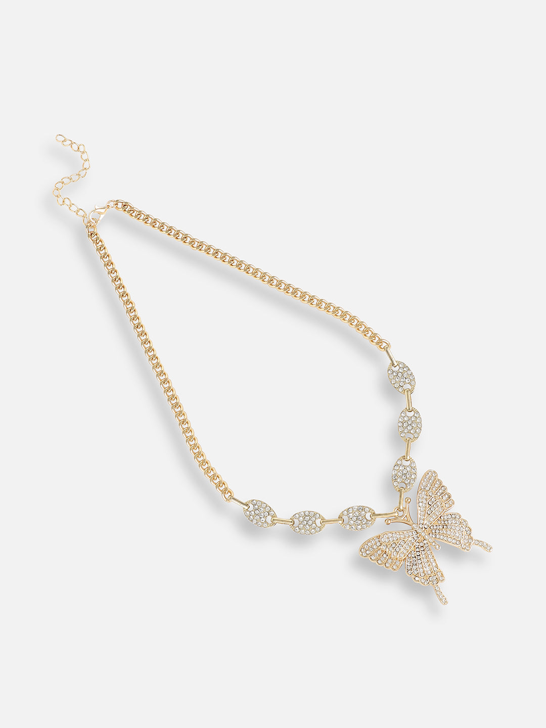 Gold Plated Designer Stone Casual Necklace For Women