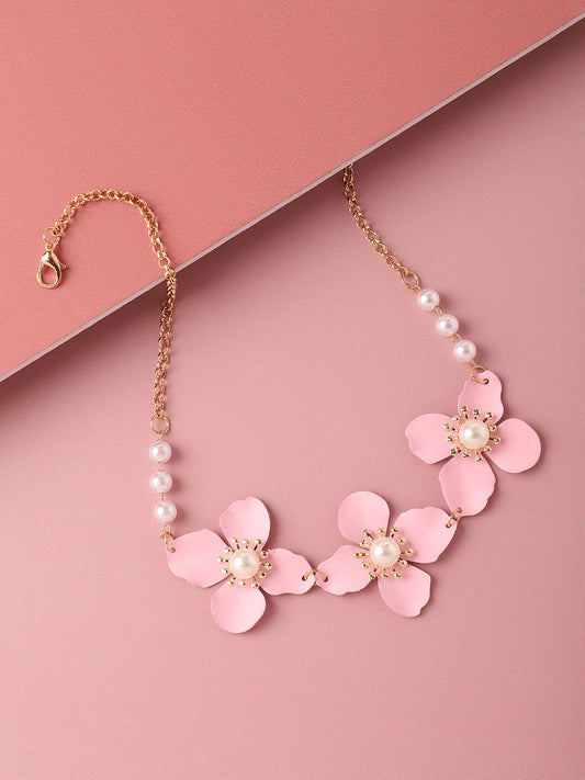 Gold Plated Designer Casual Necklace For Women