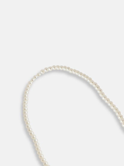 Gold Plated Pearls Party Necklace and Earring Set For Women