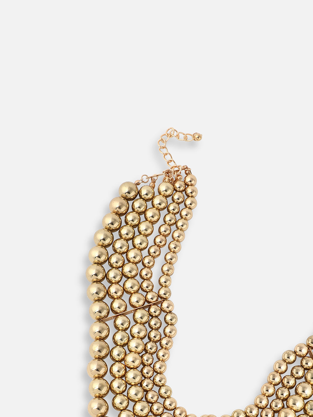 GOLD PLATED DESIGNER PARTY NECKLACE FOR WOMEN