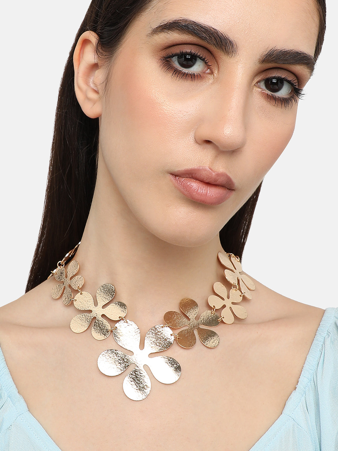 Gold Plated Designer Party Necklace For Women