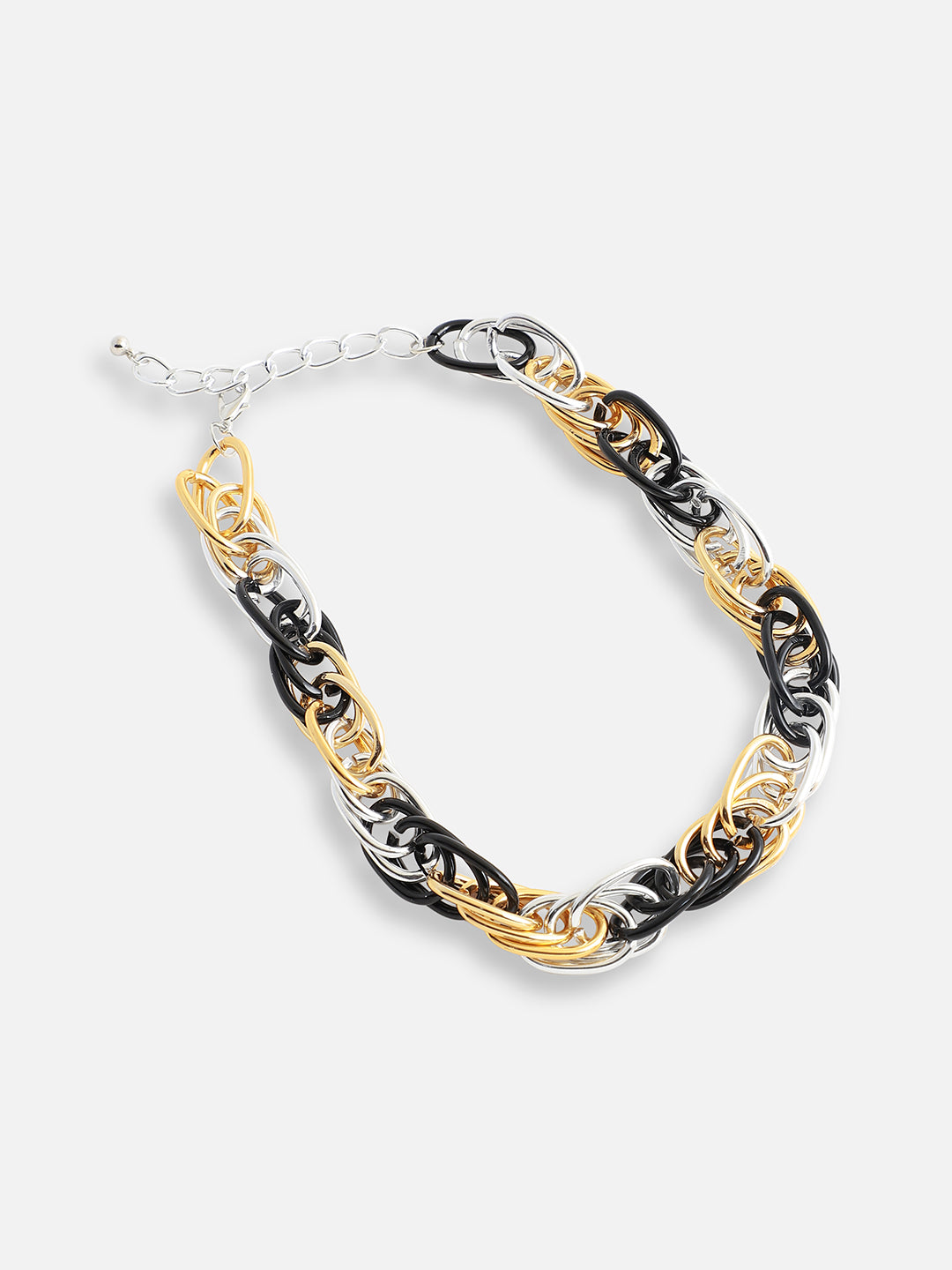 Silver Plated Designer Stone Party Necklace For Women