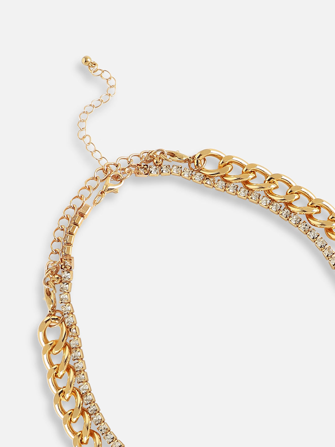 Gold Plated Designer Stone Casual Necklace For Women