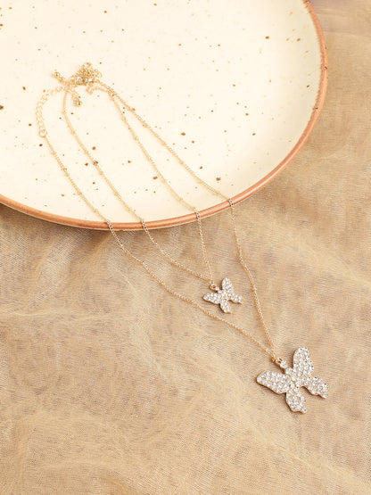 Ava Studded Layered Necklace