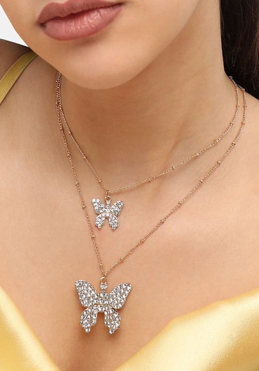 Ava Studded Layered Necklace