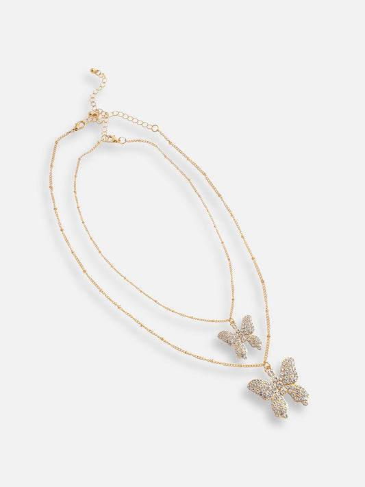Ava Studded Layered Necklace