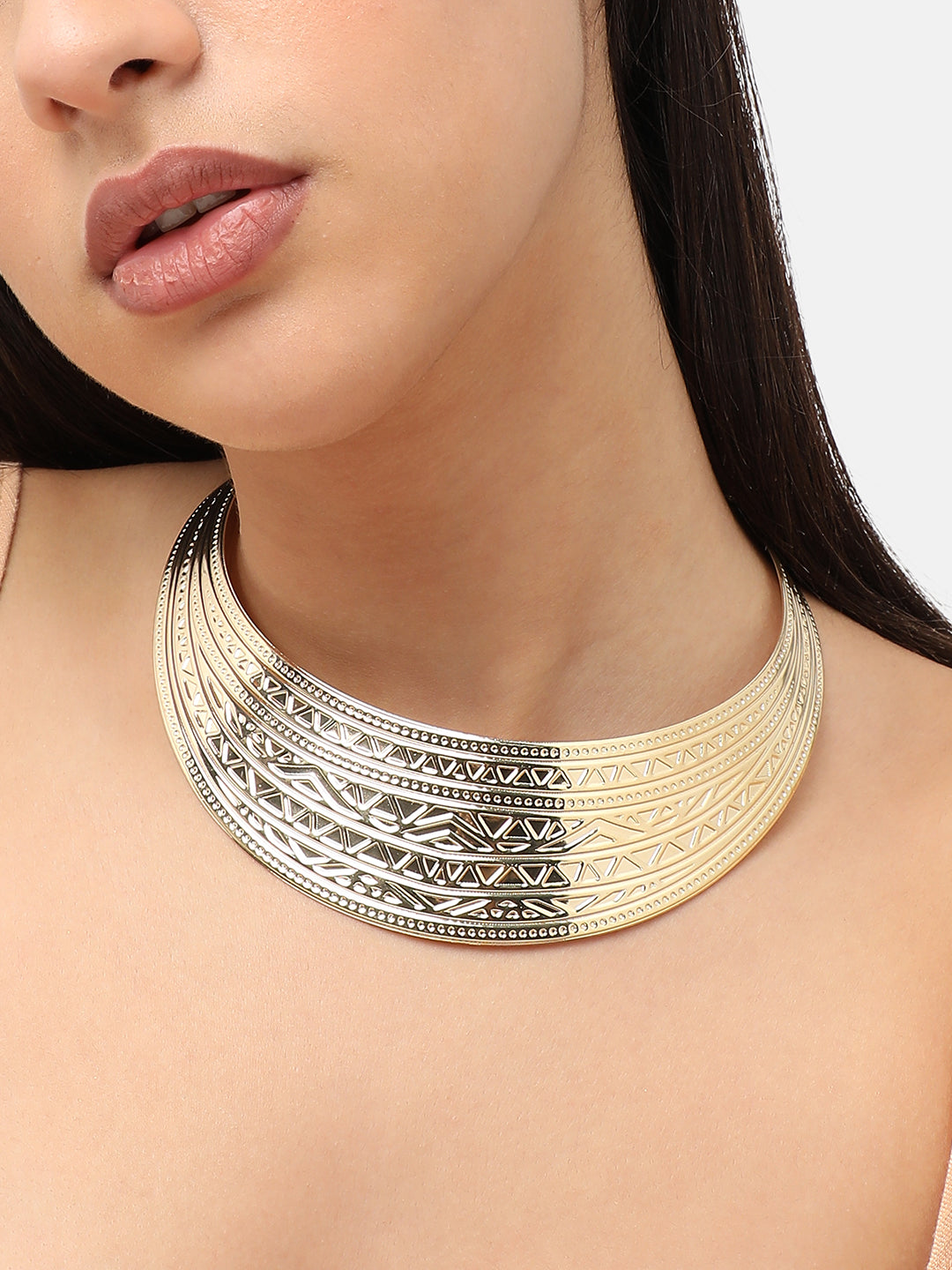 Gold Plated Designer Party Necklace For Women