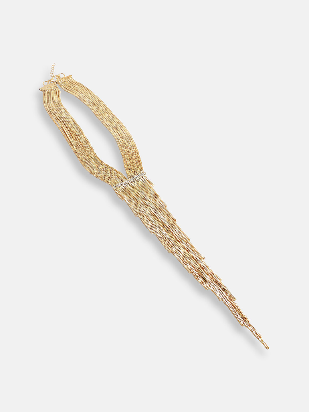 Gold Spaghetti Necklace For Women