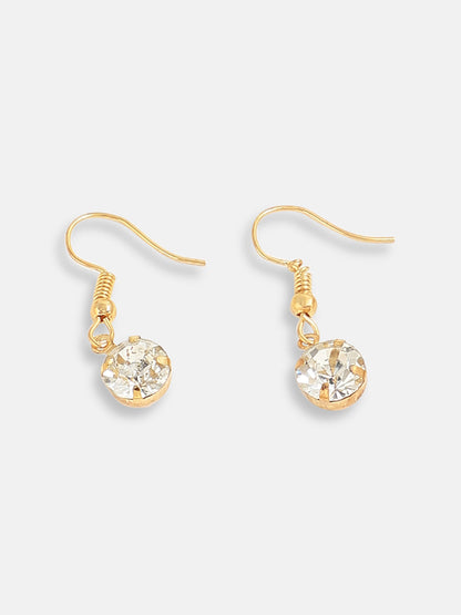 Gold Plated Designer Party Necklace and Earring Set For Women