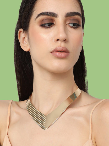 Gold Plated Designer Party Necklace For Women