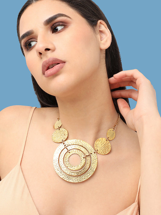 Gold Plated Designer Party Necklace For Women
