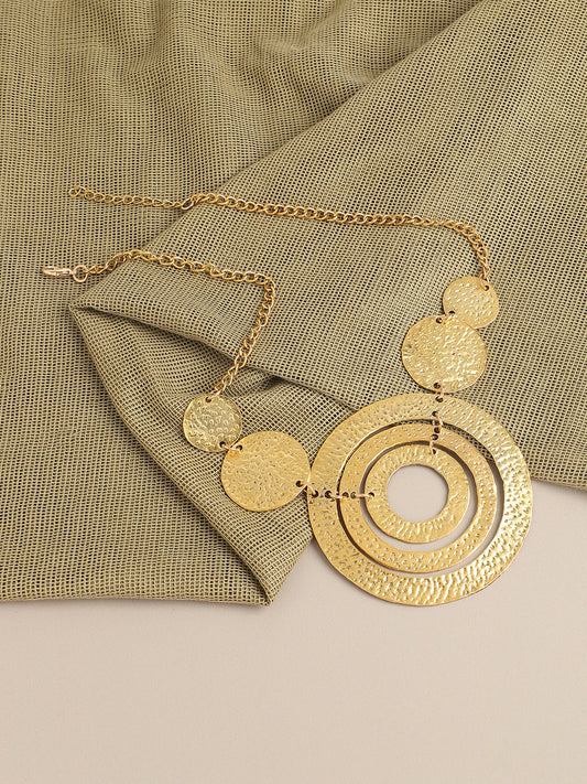 Gold Plated Designer Party Necklace For Women