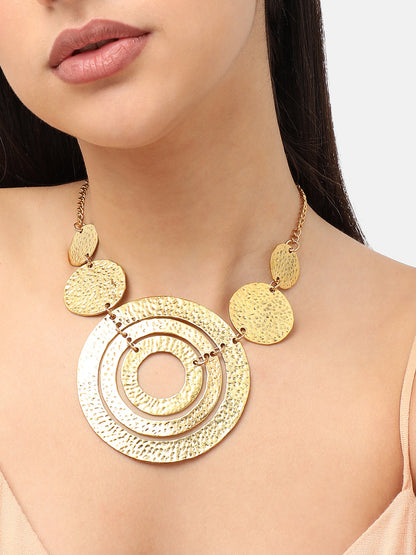 Gold Plated Designer Party Necklace For Women