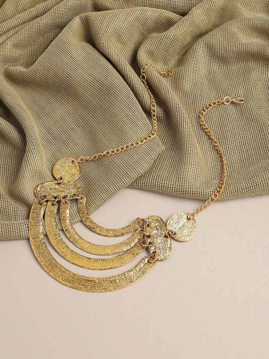 Gold Plated Designer Party Necklace For Women