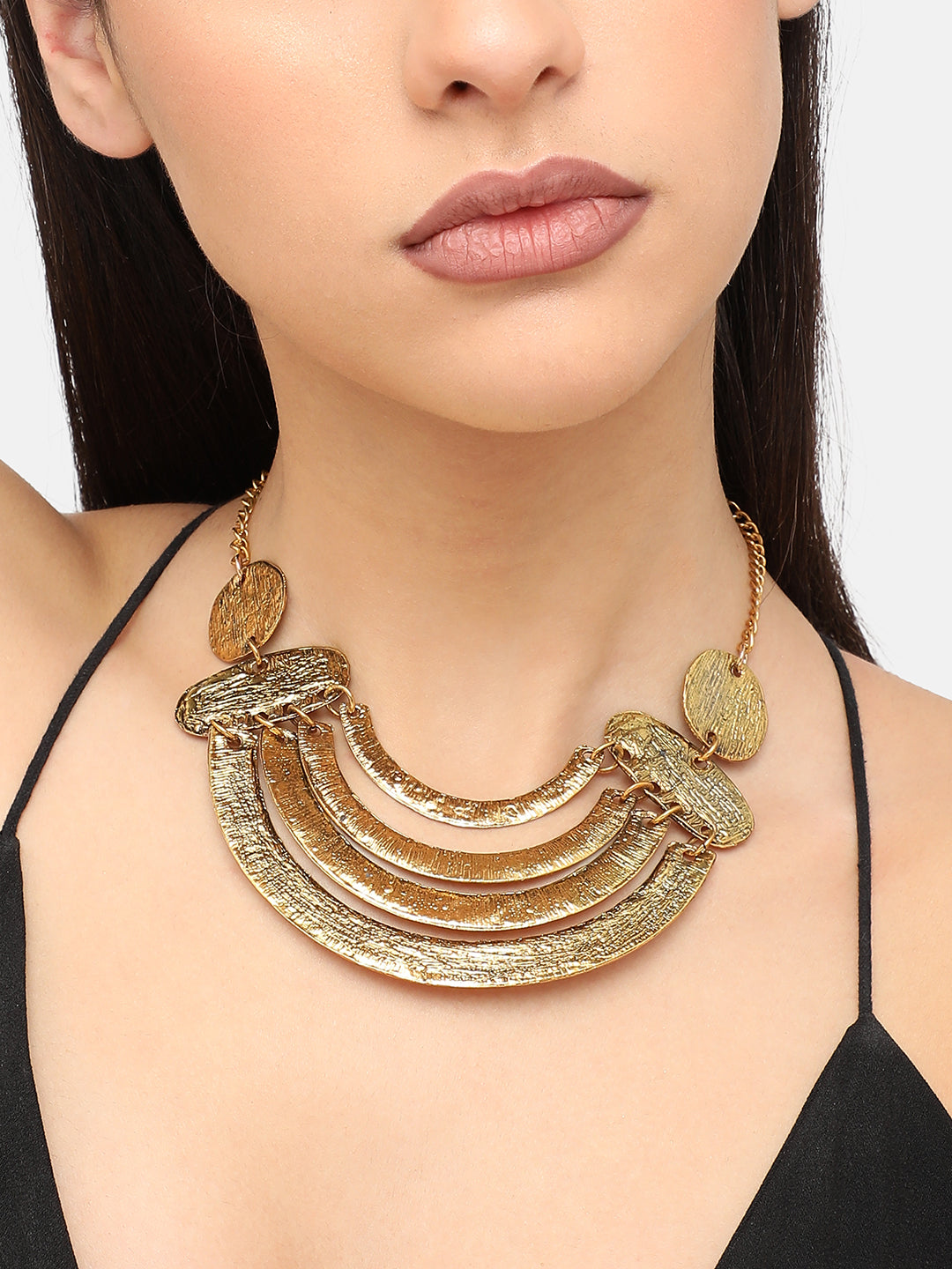 Gold Plated Designer Party Necklace For Women