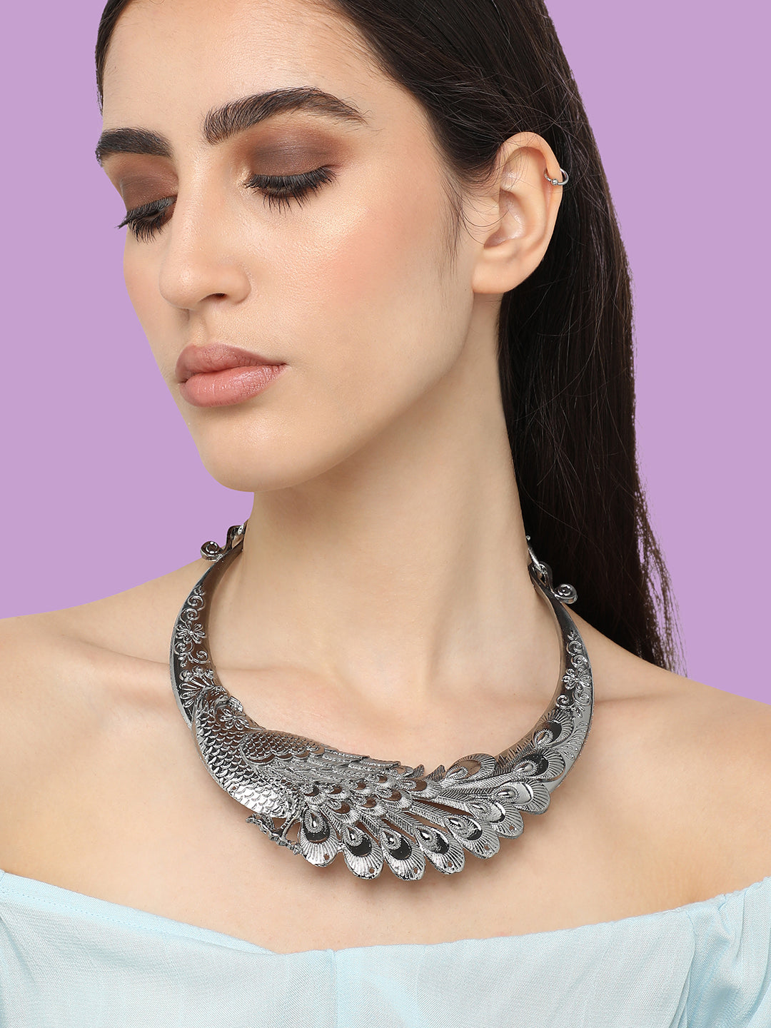 Boho Peacock Necklace