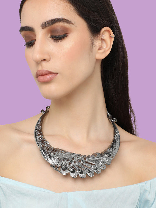 Boho Peacock Necklace