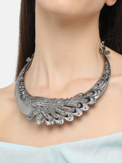 Boho Peacock Necklace