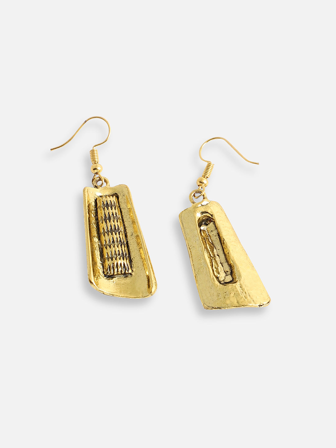 Gold Plated Designer Stone Party Necklace and Earring Set For Women
