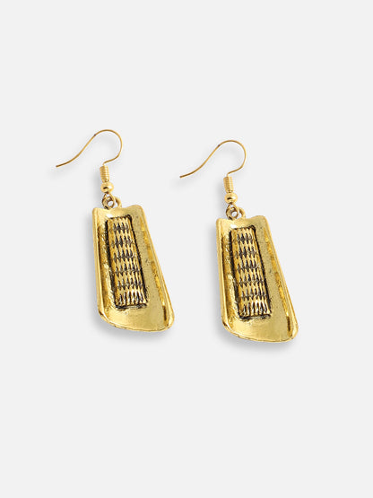 Gold Plated Designer Stone Party Necklace and Earring Set For Women