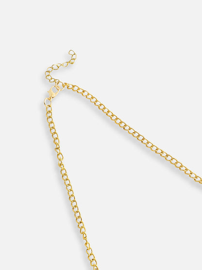 Gold Plated Designer Stone Party Necklace For Women
