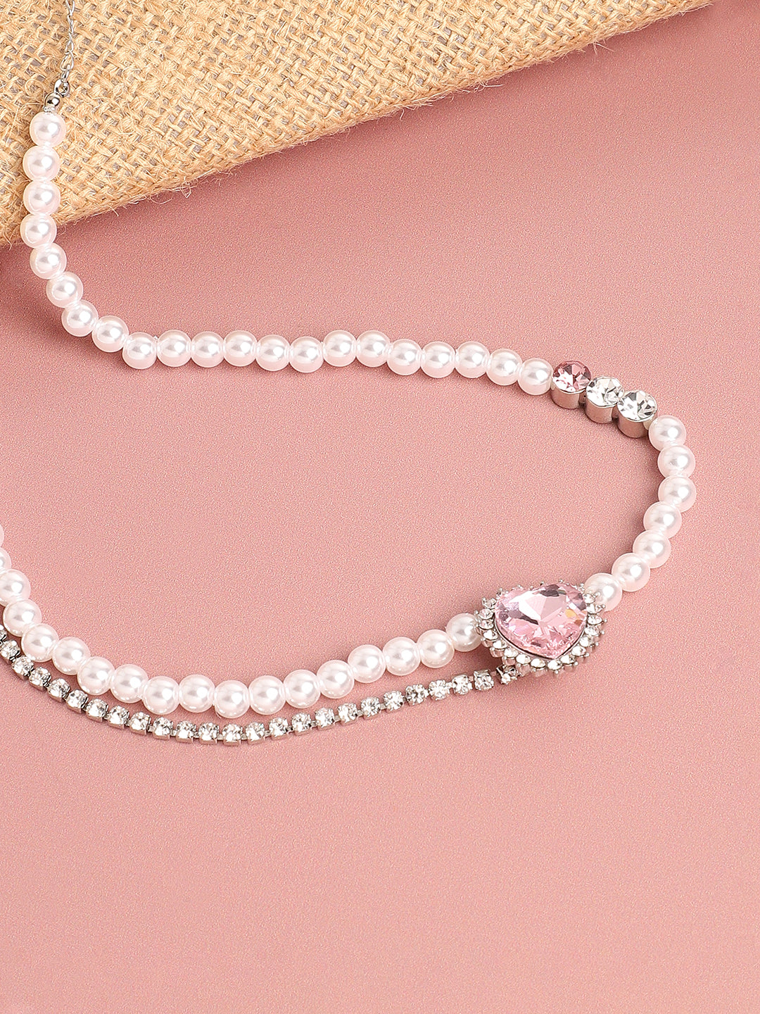 Gold Plated Designer Stone Casual Necklace For Women