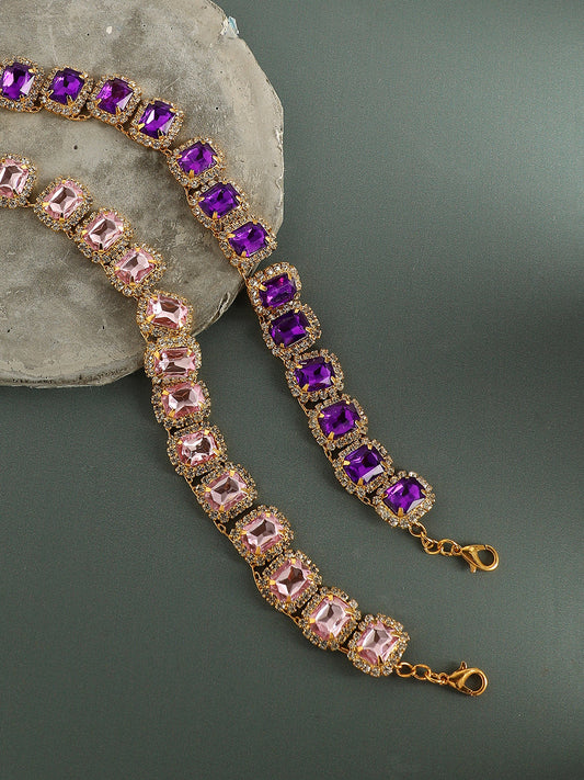 Pack Of Gold-Plated Choker Necklaces