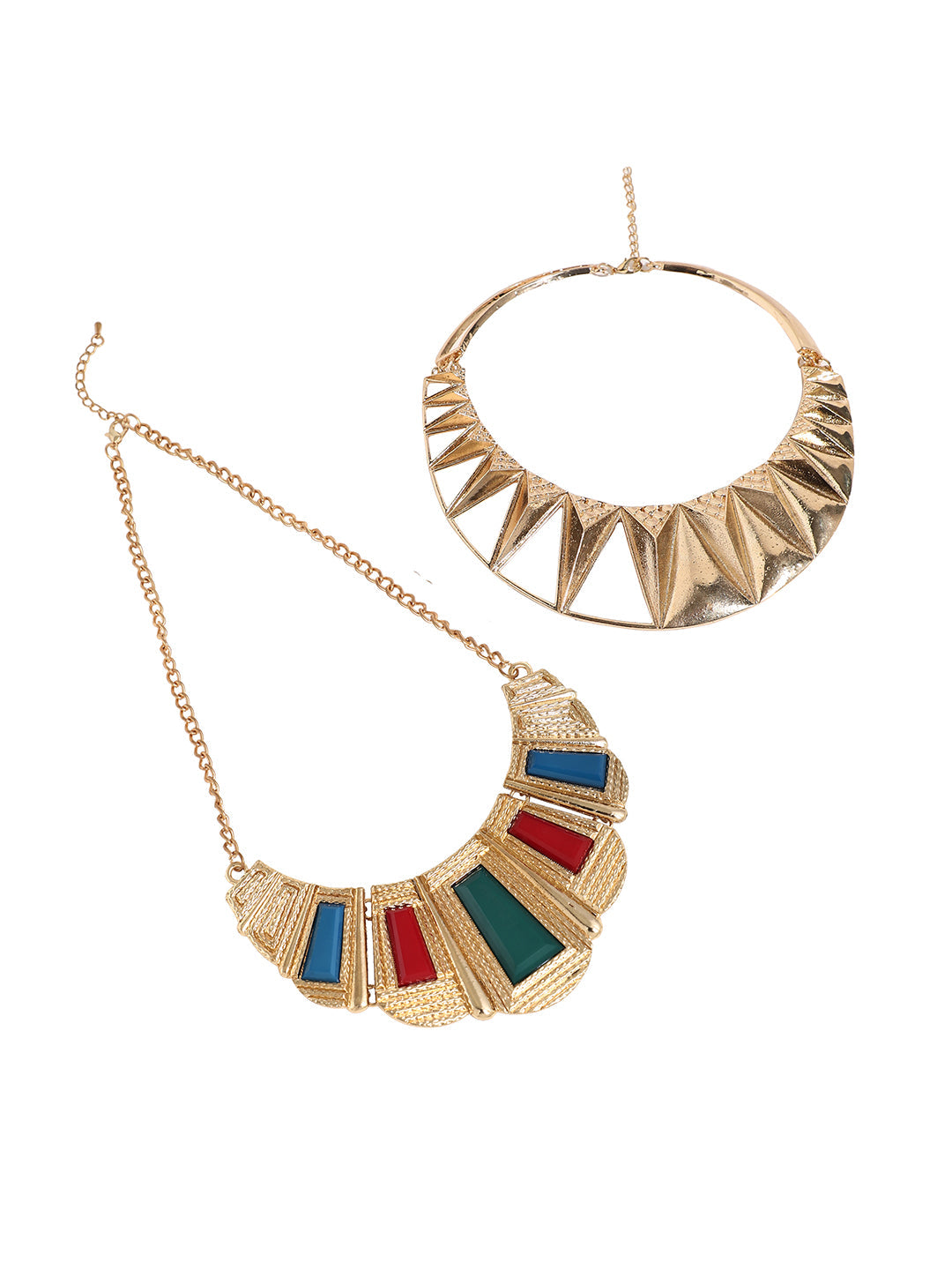 Pack Of Gold-Plated Necklaces 