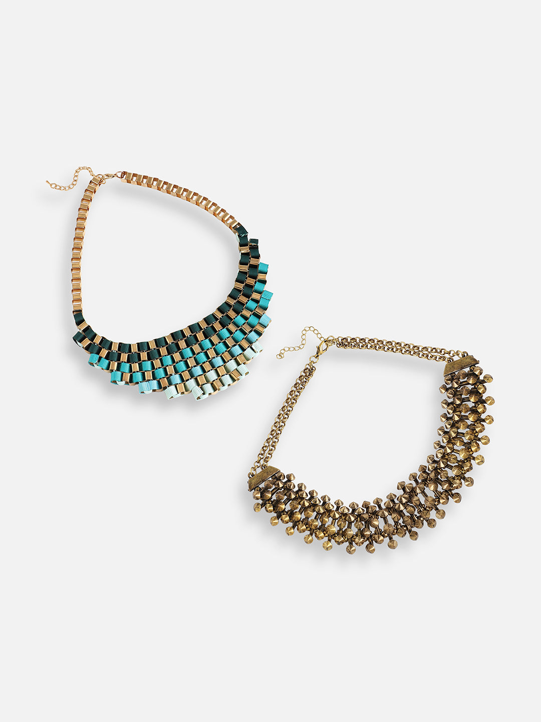 Pack Of Gold-Plated Necklaces 