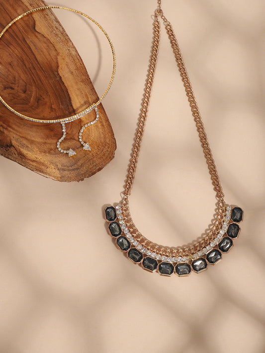 Pack Of Gold-Plated Necklaces