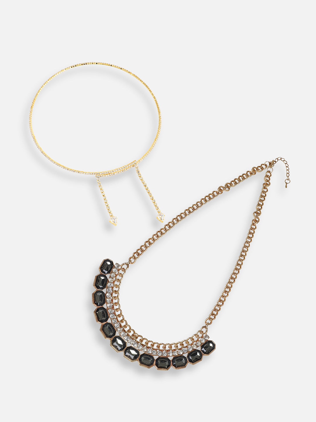 Pack Of Gold-Plated Necklaces 