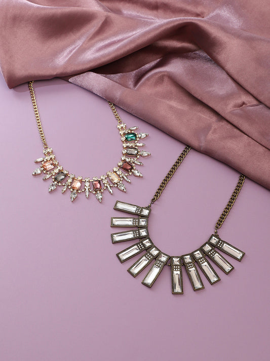 Pack Of Gold-Plated Necklaces