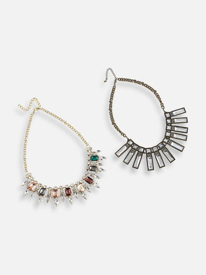 Pack Of Gold-Plated Necklaces 