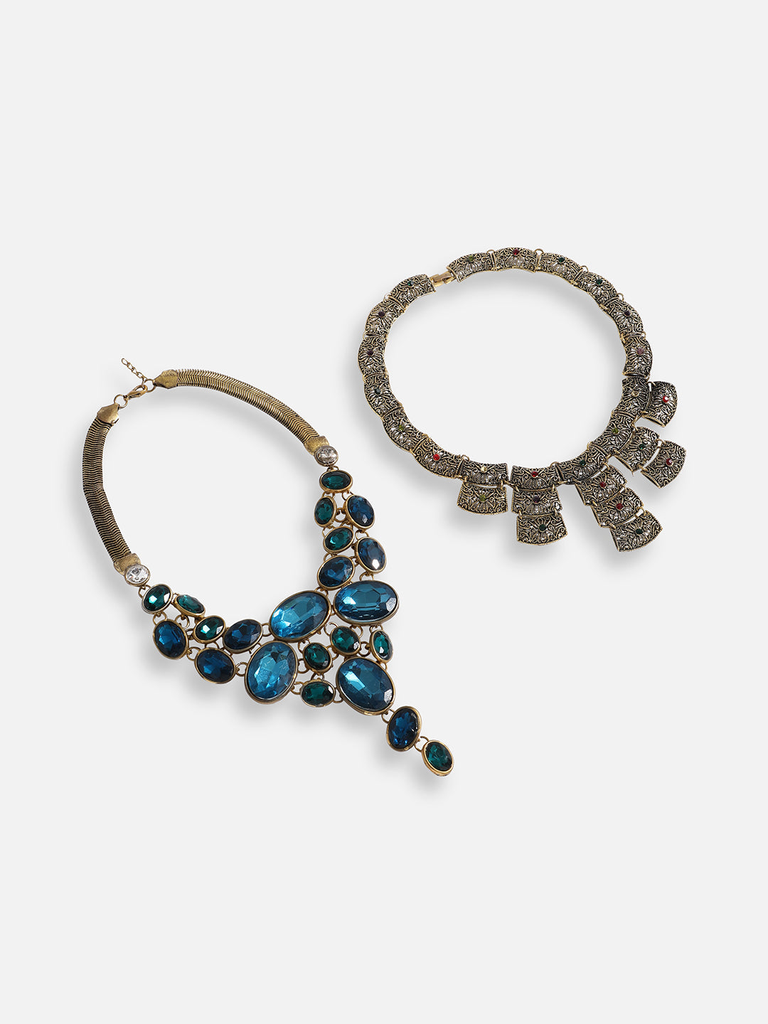 Pack Of Gold-Plated Necklaces 