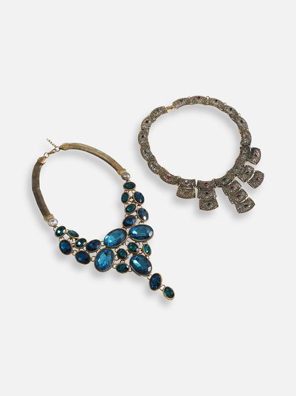 Pack Of Gold-Plated Necklaces 