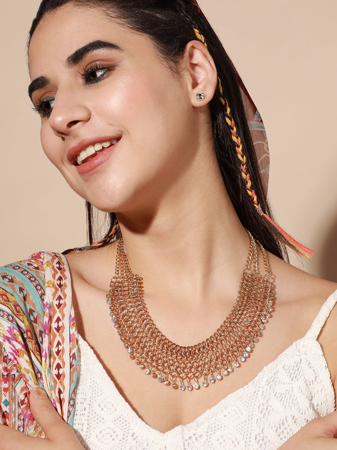 Pack Of Gold-Plated Necklaces
