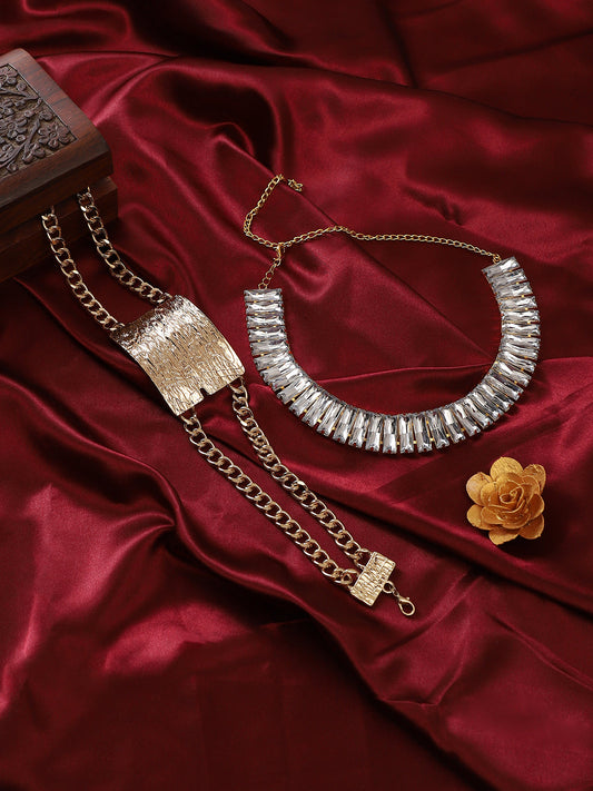 Pack Of Gold-Plated Necklaces